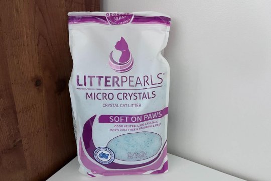 Litter Pearls Micro Unscented Non-Clumping Crystal Cat Litter Review