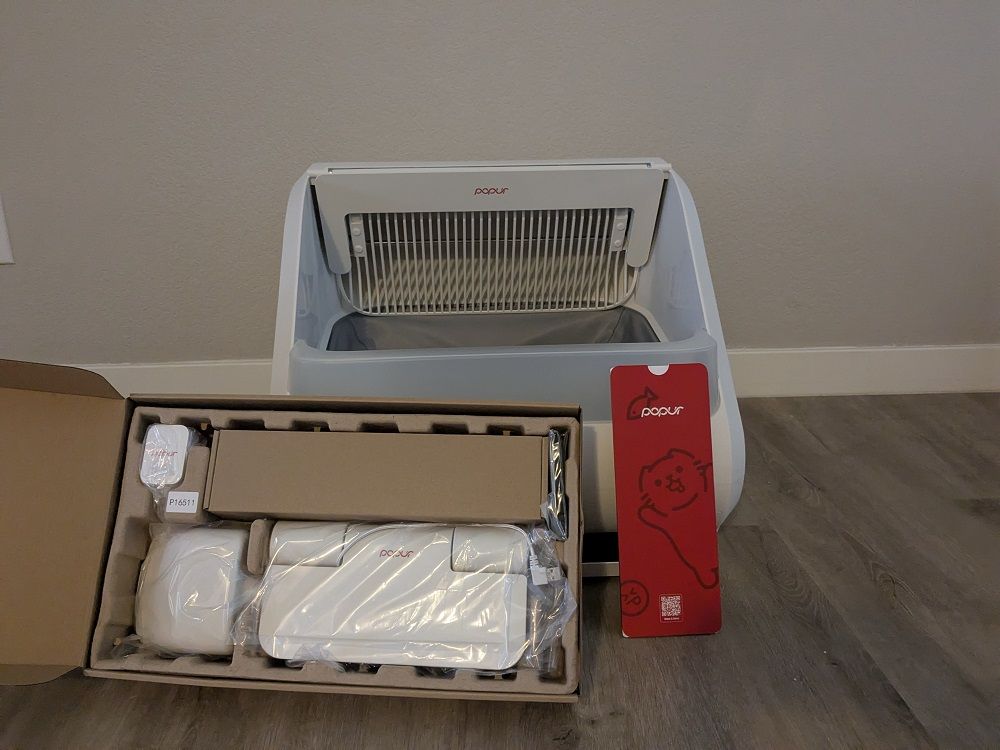 Popur X5 Self-Cleaning Cat Litter Box