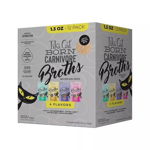 Tiki Cat Born Carnivore Broths Cat Food Topper