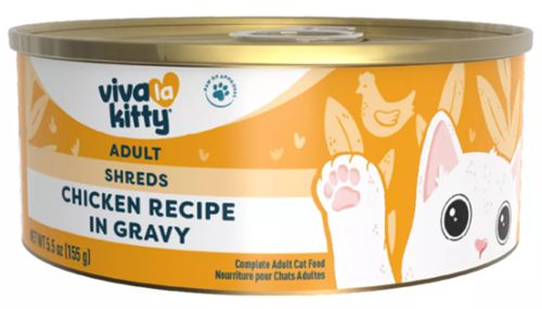 Viva La Kitty Chicken Recipe in Gravy Adult Wet Cat Food