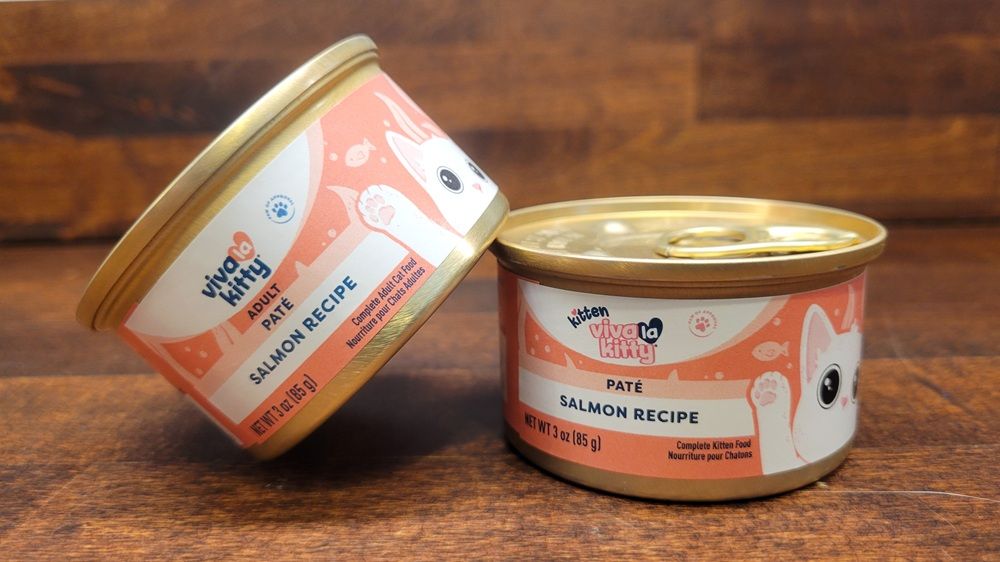 Viva La Kitty Salmon Recipe Pate Kitten Wet Food