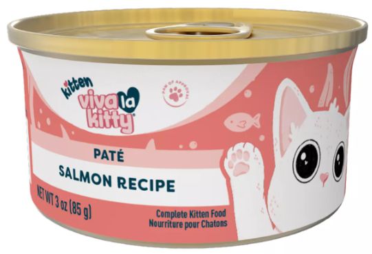 Viva La Kitty Salmon Recipe Pate Kitten Wet Food