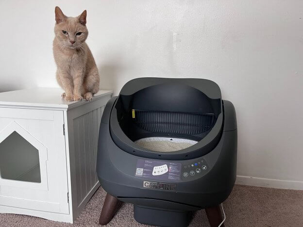 CATLINK Open-X Self-Cleaning Automatic Cat Litter Box Review - Cats.com