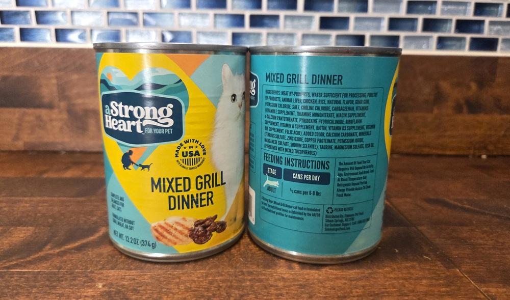 A Strong Heart Mixed Grill Dinner Pate Wet Cat Food