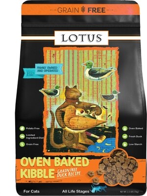 Lotus Oven-Baked Duck Recipe Grain-Free Dry Cat Food