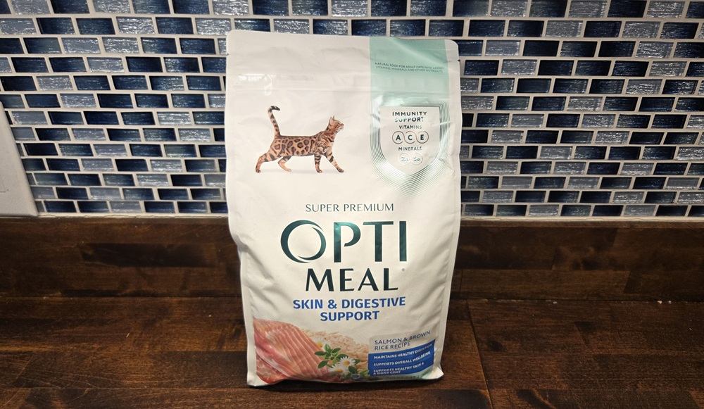 Optimeal Skin & Digestive Support Salmon & Brown Rice Recipe Dry Cat Food