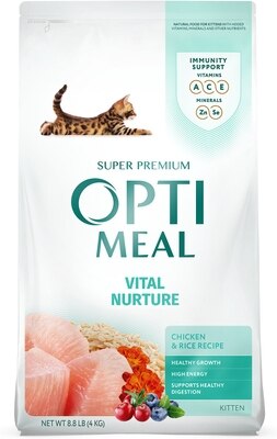 Optimeal Vital Nurture Kitten Chicken & Rice Recipe Dry Cat Food
