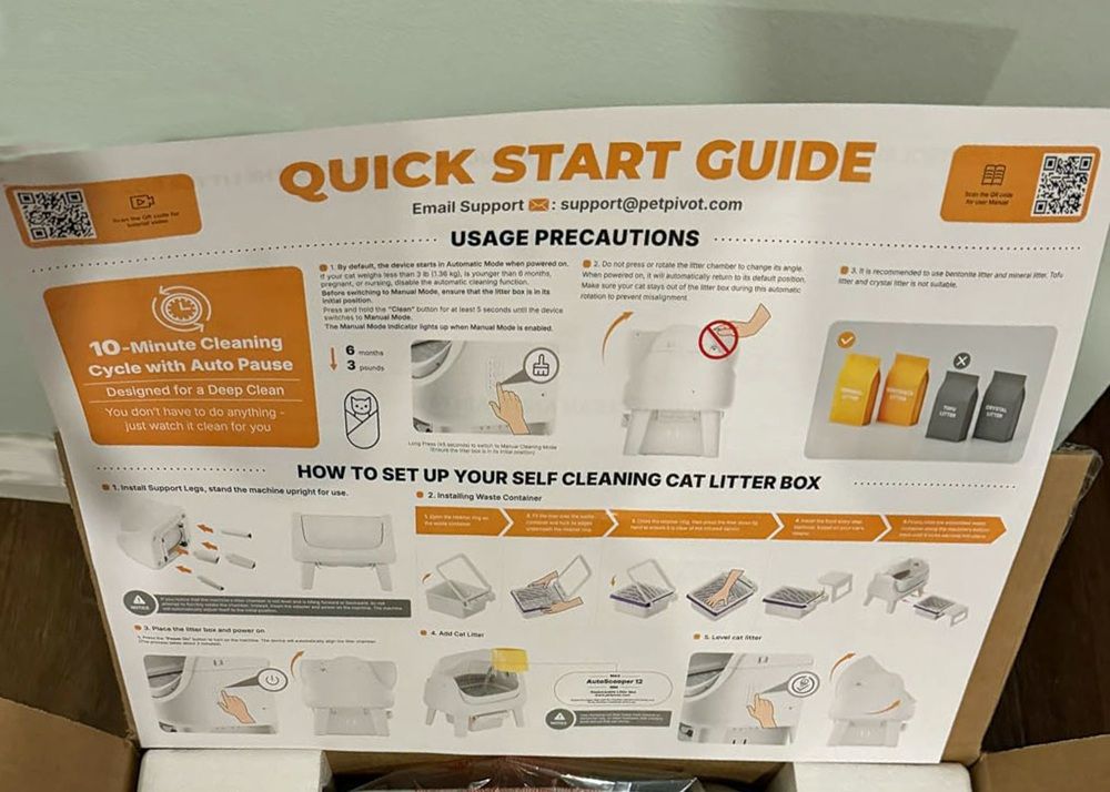 PetPivot AutoScooper Litter Box Features