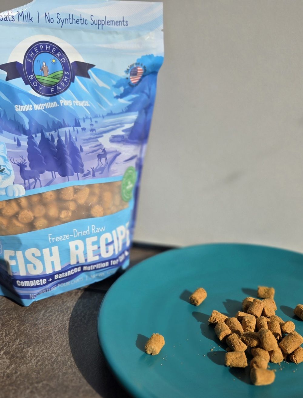Shepherd Boy Farms Freeze-Dried Fish Recipe for Cats