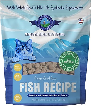 Shepherd Boy Farms Freeze-Dried Fish Recipe for Cats