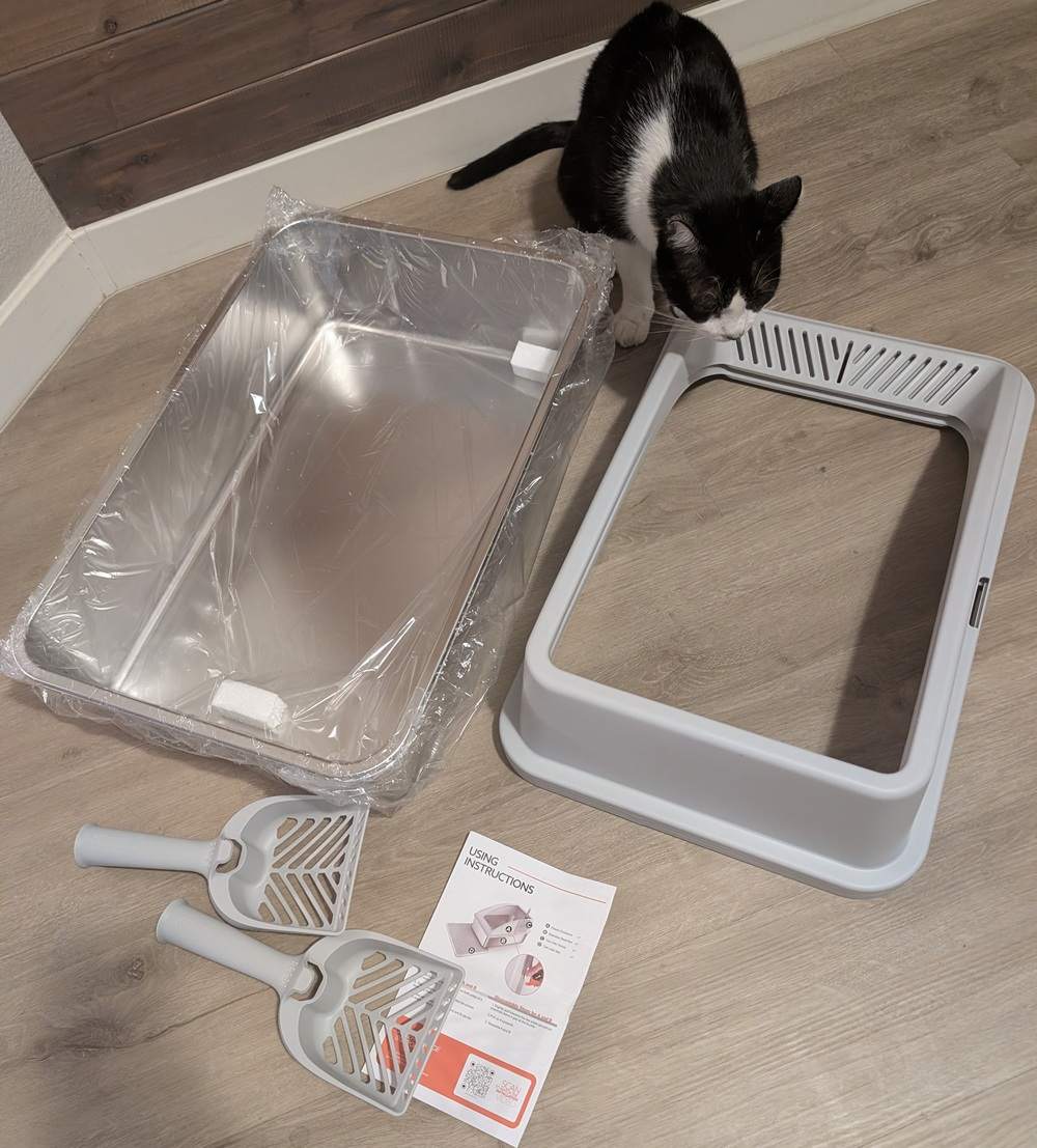 AIPERRO Stainless Steel Litter Box