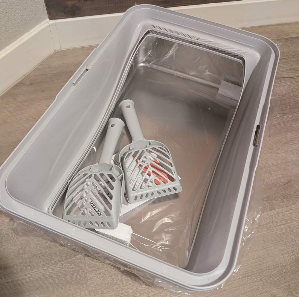 AIPERRO XL Stainless Steel Litter Box
