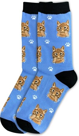 E&S Pets Orange Tabby Sock Daddy Socks