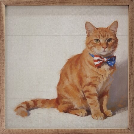 Kendrick Patriotic Pets Cat Sign