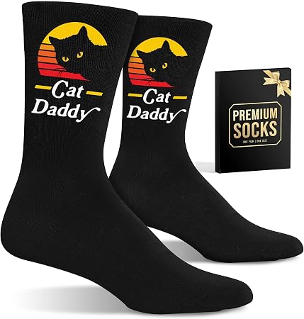 Sockjar Cat Daddy Fuzzy Socks