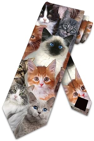 Three Rooker Cat Collage Necktie