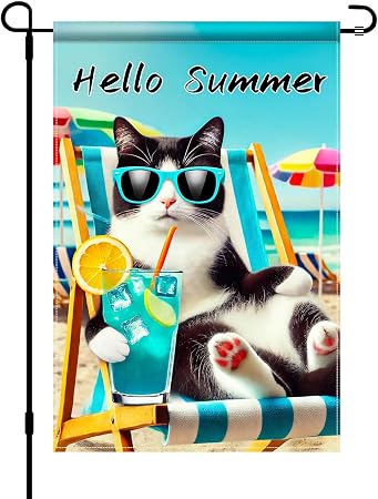 BlissYard Hallo zomer kattentuinvlag