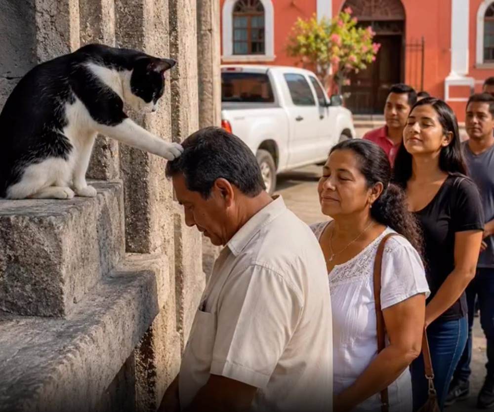 Coco, a Cat Blessing