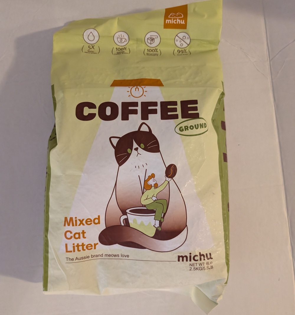 Coffee Scented Tofu Clumping Cat Litter