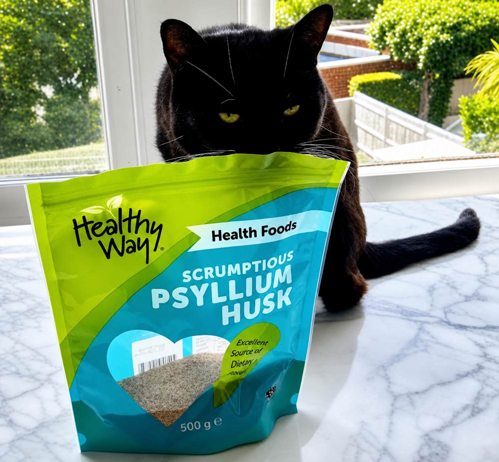 Het opnemen van voedingsvezelbronnen, zoals psylliumschil, kan helpen bij het verlichten van pica-symptomen bij katten