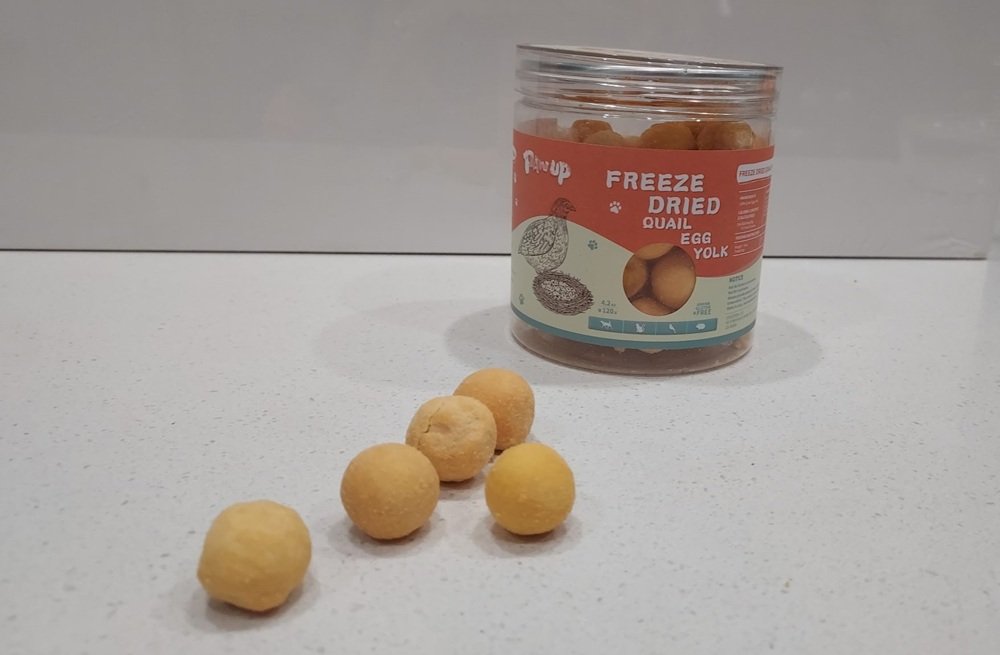 Pawup Freeze-Dried Quail Egg Yolk Dog & Cat Treats