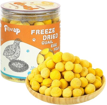 Pawup Freeze-Dried Quail Egg Yolk Dog & Cat Treats