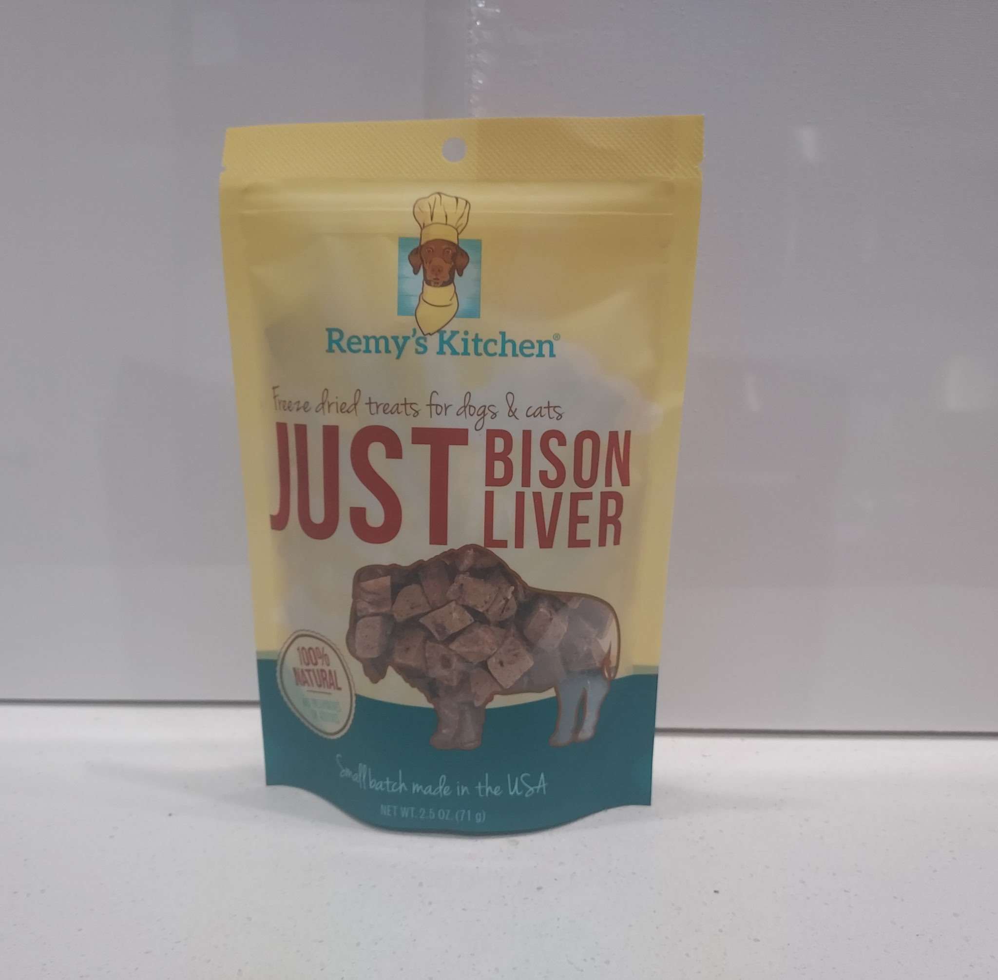 Remy’s Kitchen Just Bison Liver Freeze‑Dried Dog & Cat Treats