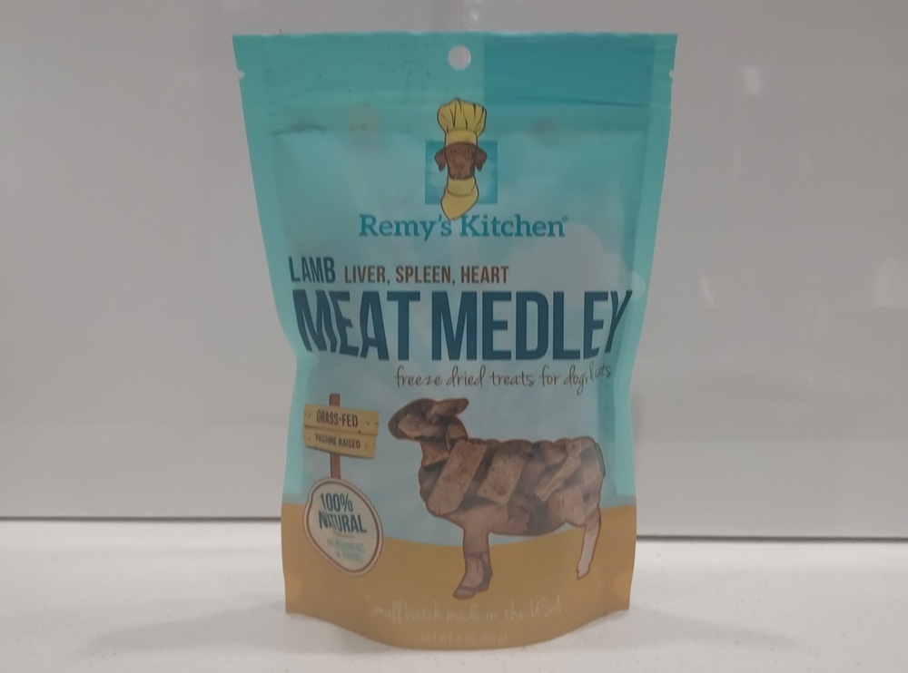 Remy’s Kitchen Lamb Liver, Spleen & Heart Meat Medley Freeze‑Dried Dog & Cat Treats
