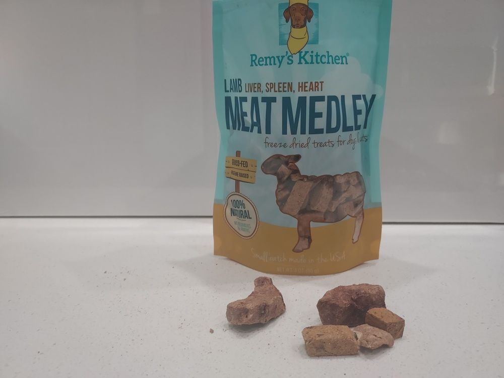 Remy’s Kitchen Lamb Liver, Spleen & Heart Meat Medley Freeze‑Dried Dog & Cat Treats