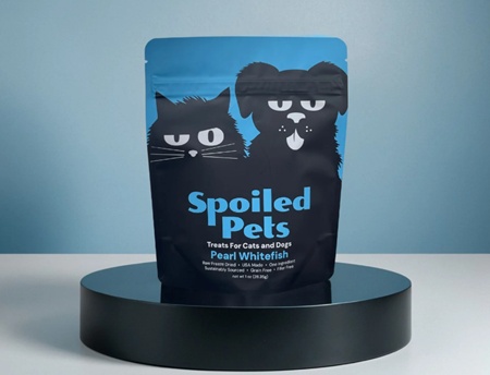 Spoiled Pets Freeze‑Dried Raw Pearl Whitefish Bites Cat Treats