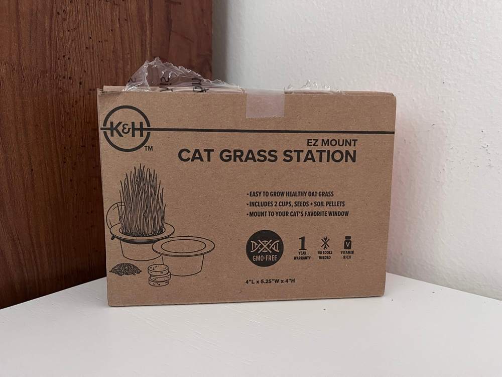 K&H Pet Products EZ Mount Window Cat Grass Grow