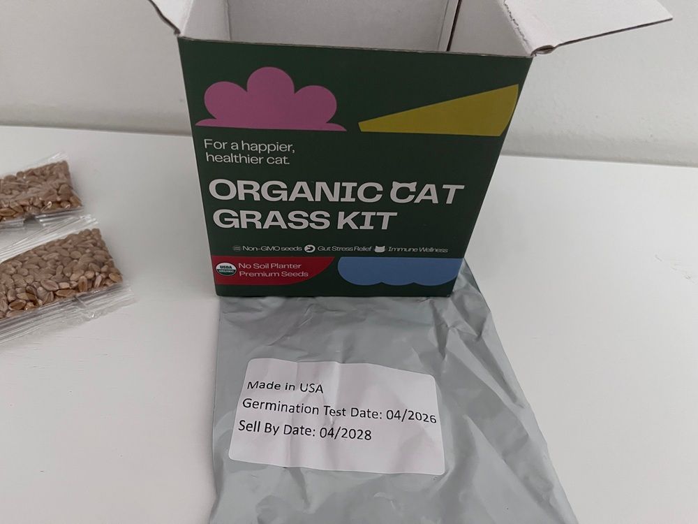 LYKOCLEAN Hydroponic Cat Grass Kit