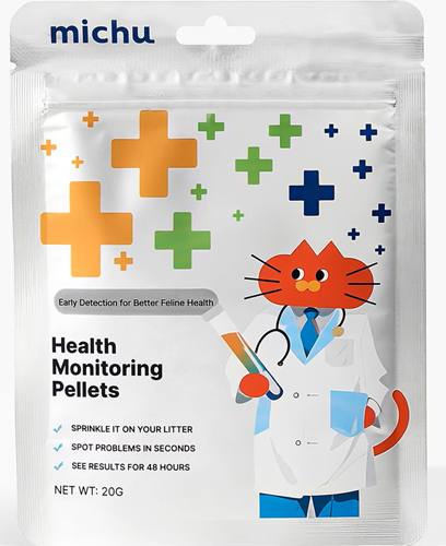 Michu Color Changing Indicators Cat Health Monitoring Pellets