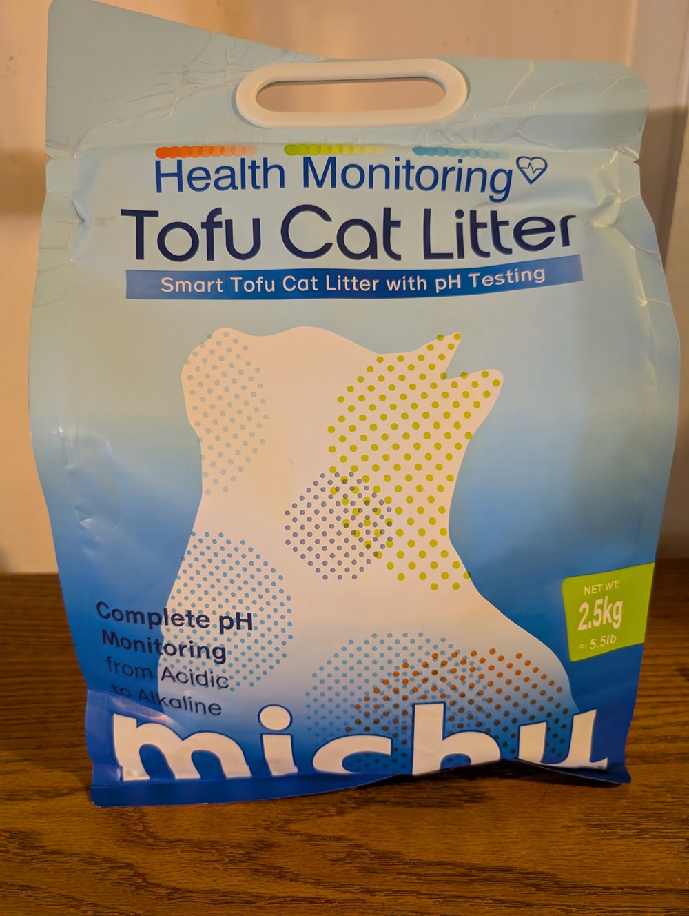 Michu Health Monitoring Tofu Cat Litter