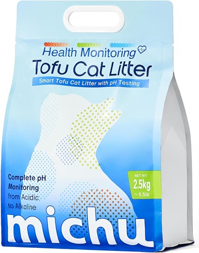 Michu Health Monitoring Tofu Cat Litter