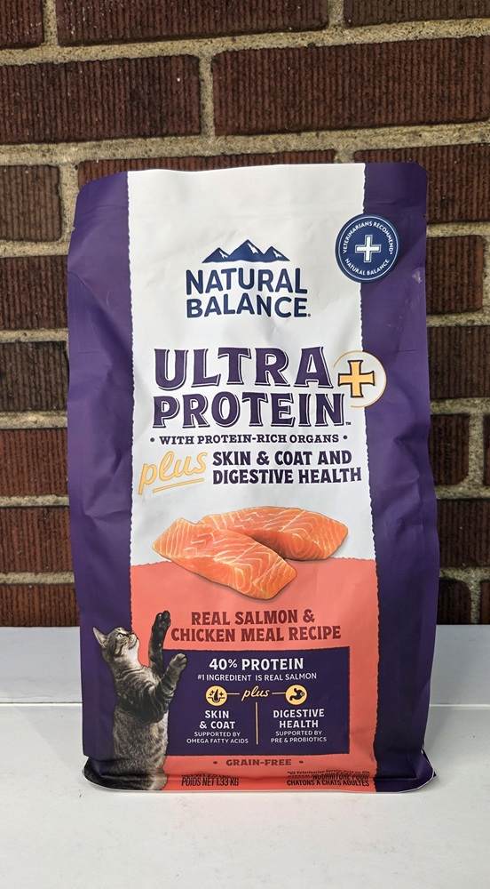 Natural Balance Ultra Protein Plus Real Salmon & Chicken Meal Recipe Dry Cat Food