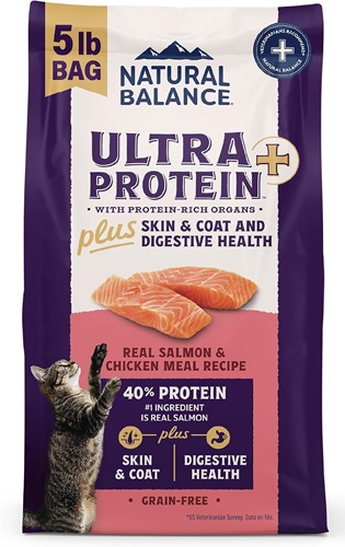 Natural Balance Ultra Protein Plus Real Salmon & Chicken Meal Recipe Dry Cat Food