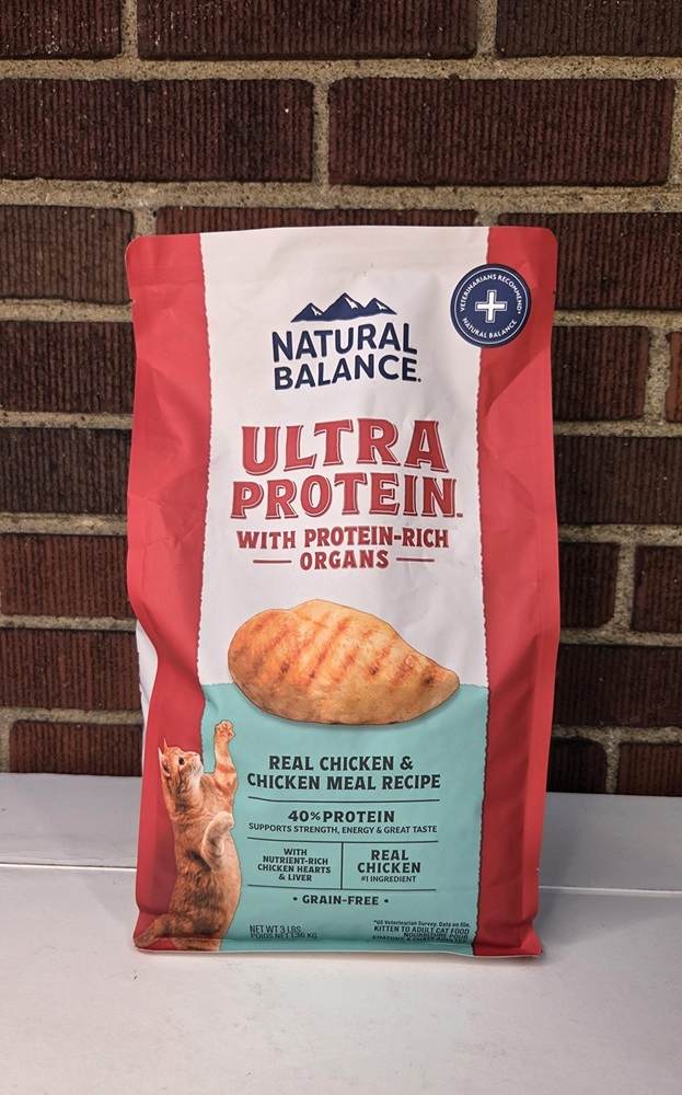 Natural Balance Ultra Protein Real Chicken & Chicken Meal Recipe Dry Cat Food