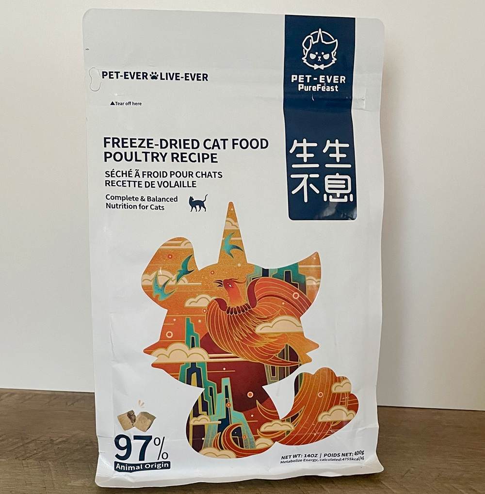 PET-EVER Purefeast High Protein Chicken Flavored Freeze-Dried Cat Food