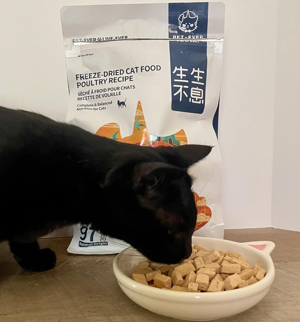PET-EVER Purefeast High Protein Chicken Flavored Freeze-Dried Cat Food